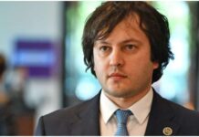 როგორ ითვლიან თავებს კობახიძეები პარლამენტთან გამართულ აქციაზე