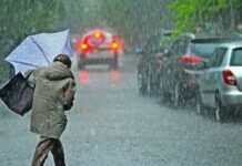 9-10 მაისს საქართველოში მოსალოდნელია წვიმა ელჭექით, ზოგიერთ რაიონში კი ძლიერი სეტყვა