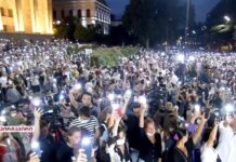 საგანგებო პირდაპირი ეთერი – საერთო სიგნალი რუსთაველზე მიმდინარე აქციიდან