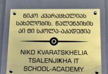 წალენჯიხაში ნიკო კვარაცხელიას სახელობის, უფასო IT სკოლა გაიხსნა