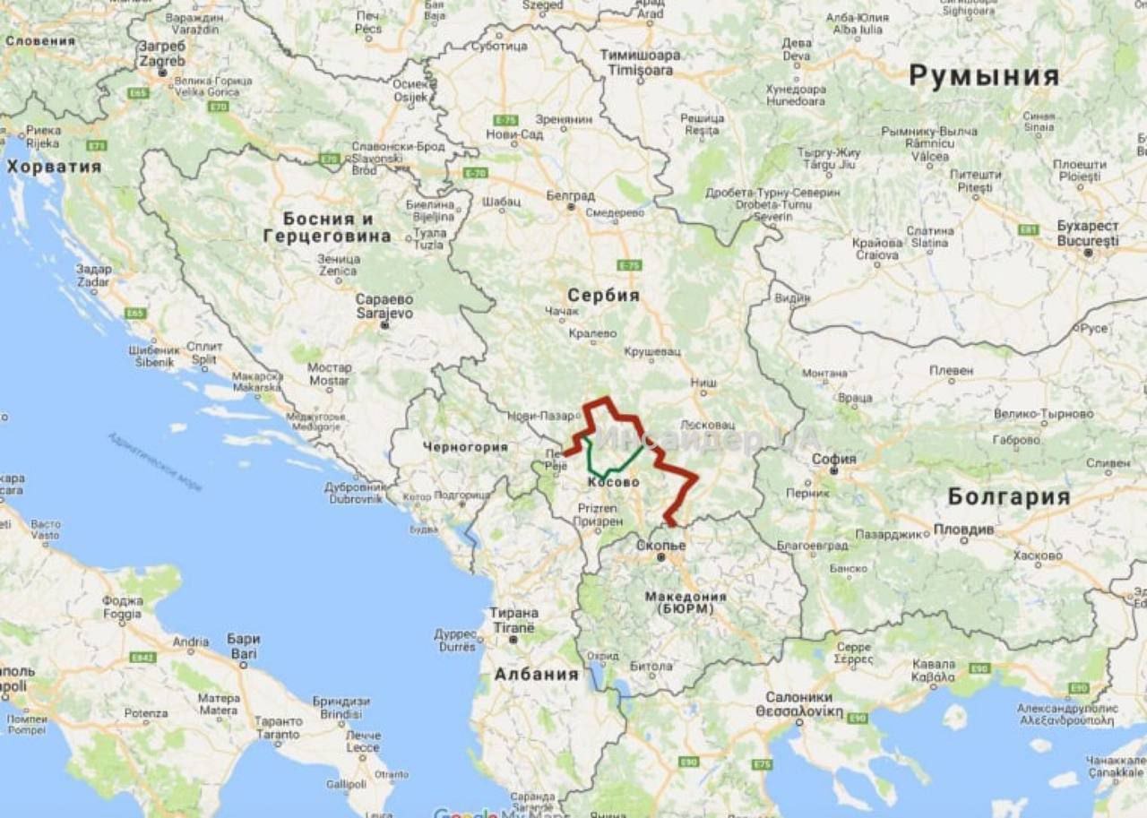 Сербия границы открыты. Карта Сербия Косово Албания. Граница Сербии и Косово на карте. Косово на карте Югославии. Сербия Косово конфликт на карте.