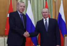 ერდოღანისა და პუტინის შეხვედრა გაურკვეველი დროით გადაიდო