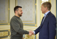 დიდი ბრიტანეთის თავდაცვის ახალი მინისტრი კიევში ვოლოდიმირ ზელენსკის შეხვდა