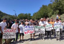 ბალდის მოსახლეობა მარტვილის კანიონის 20 წლით გასხვისებას აპროტესტებს