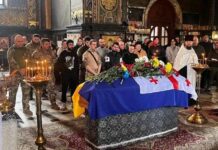 უკრაინაში გმირულად დაცემული “ჭანო” სამშობლოში გამოაცილეს