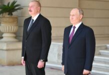ბაქოში ალიევისა და პუტინის შეხვედრა მიმდინარეობს