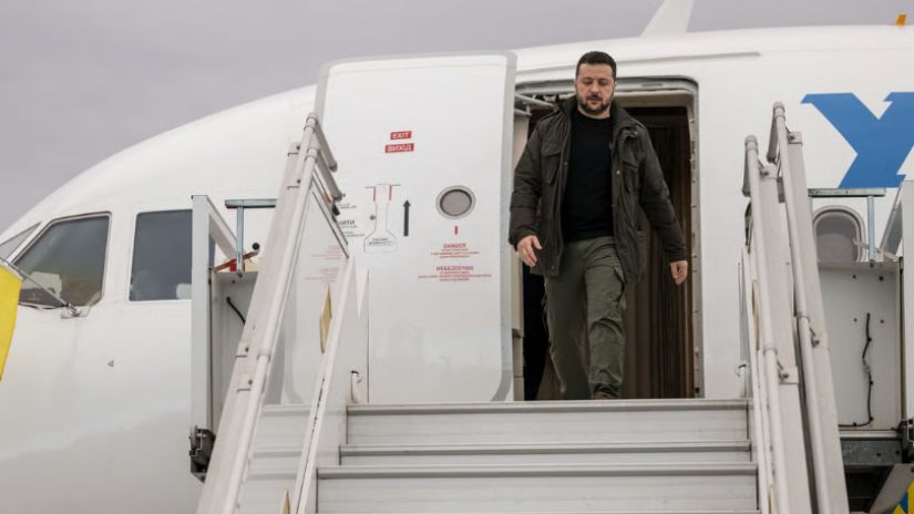 ვოლოდიმირ ზელენსკი ანკარაში ჩავიდა