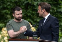 ზელენსკიმ და მაკრონმა ხელი მოაწერეს შეთანხმებას, რომლის მიზანიც უკრაინის გაძლიერებაა