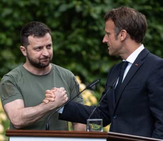 ზელენსკიმ და მაკრონმა ხელი მოაწერეს შეთანხმებას, რომლის მიზანიც უკრაინის გაძლიერებაა