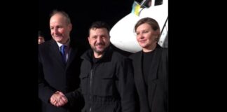 ვოლოდიმირ ზელენსკი დუბლინში ჩავიდა