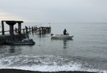 სოხუმის აკვატორიაში დაკარგული კაცის სამაშველო-სამძებრო სამუშაოები შეწყვიტეს