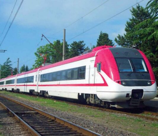 თბილისი-ზუგდიდის მატარებელი სოფელ გომთან 1 საათზე მეტია გაჩერებულია