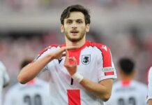 საქართველოს ეროვნული ნაკრების კაპიტანი ხვიჩა კვარაცხელია იქნება